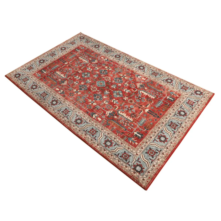 Manila Traditional Machine Washable Large Floor Rug