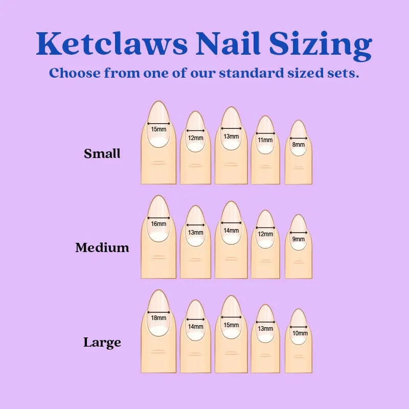 Marbled Reusable Handmade Press-On Nails