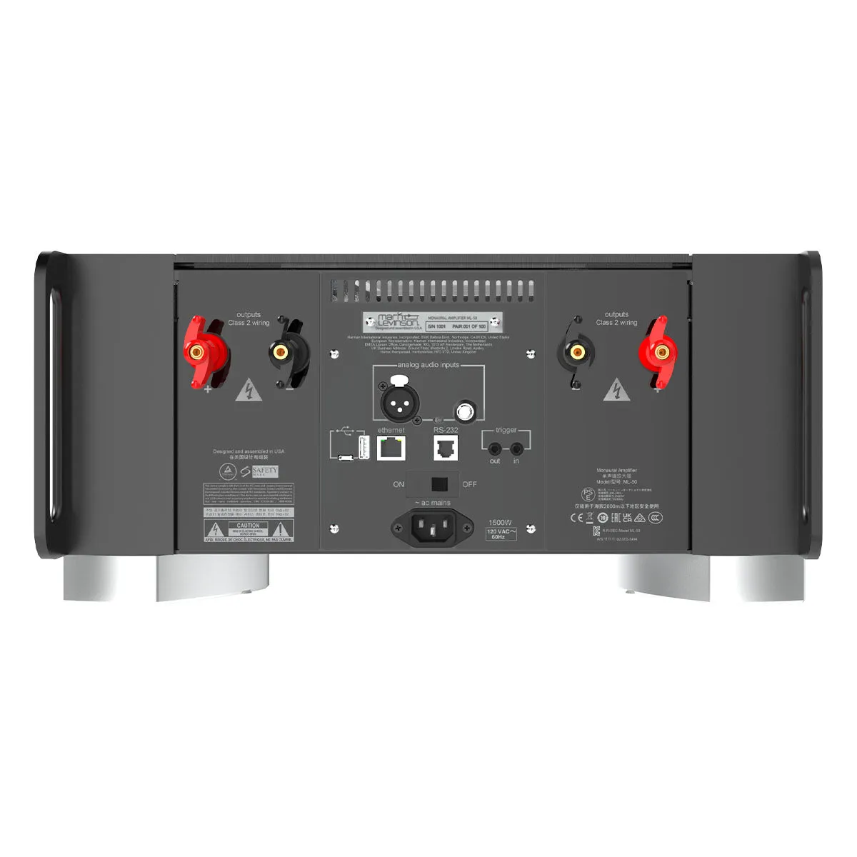 Mark Levinson ML-50 50th Anniversary Limited Edition Monaural Amplifier - Pair