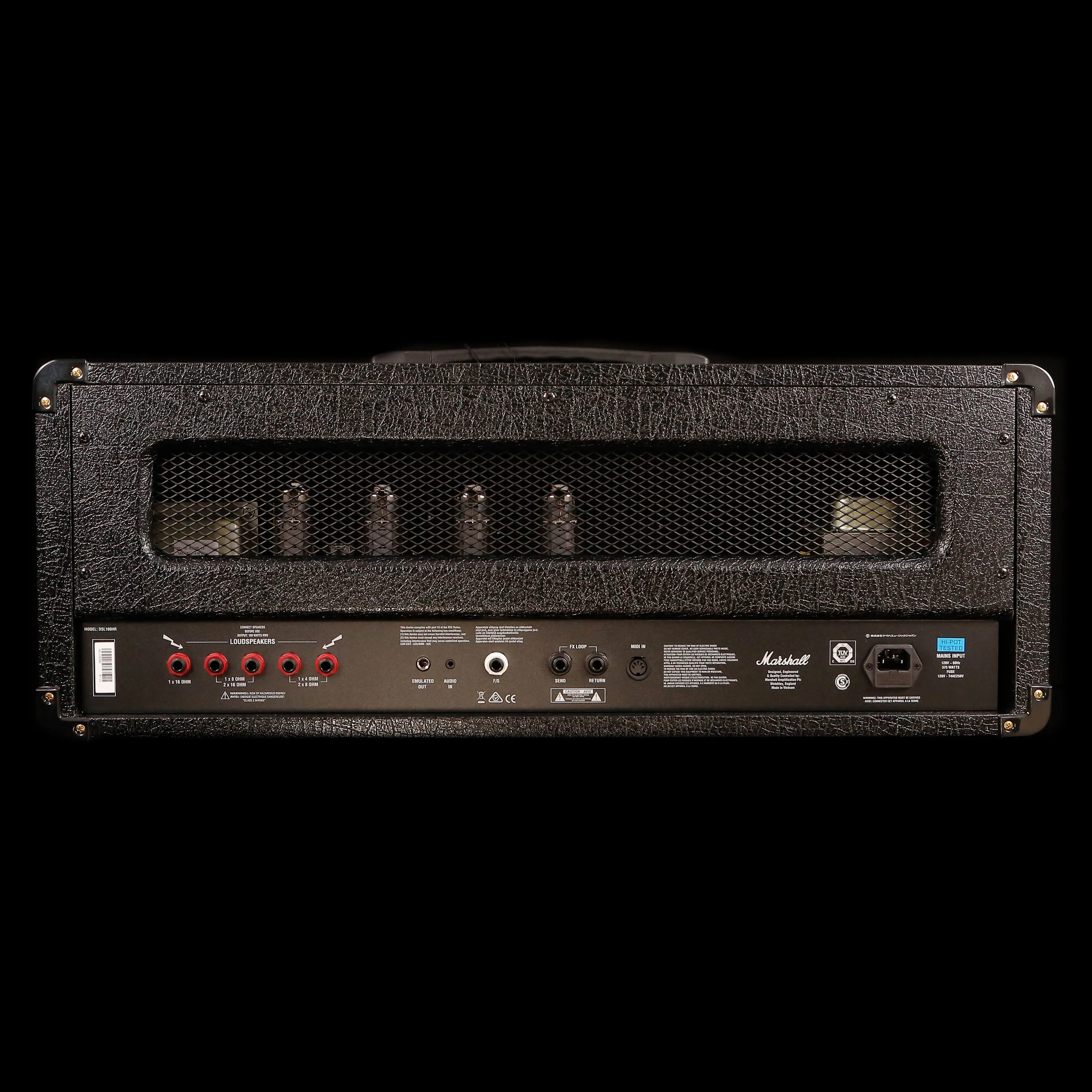 Marshall 100W all valve 2 channel head w 2 channels, Resonance & digital Reverb