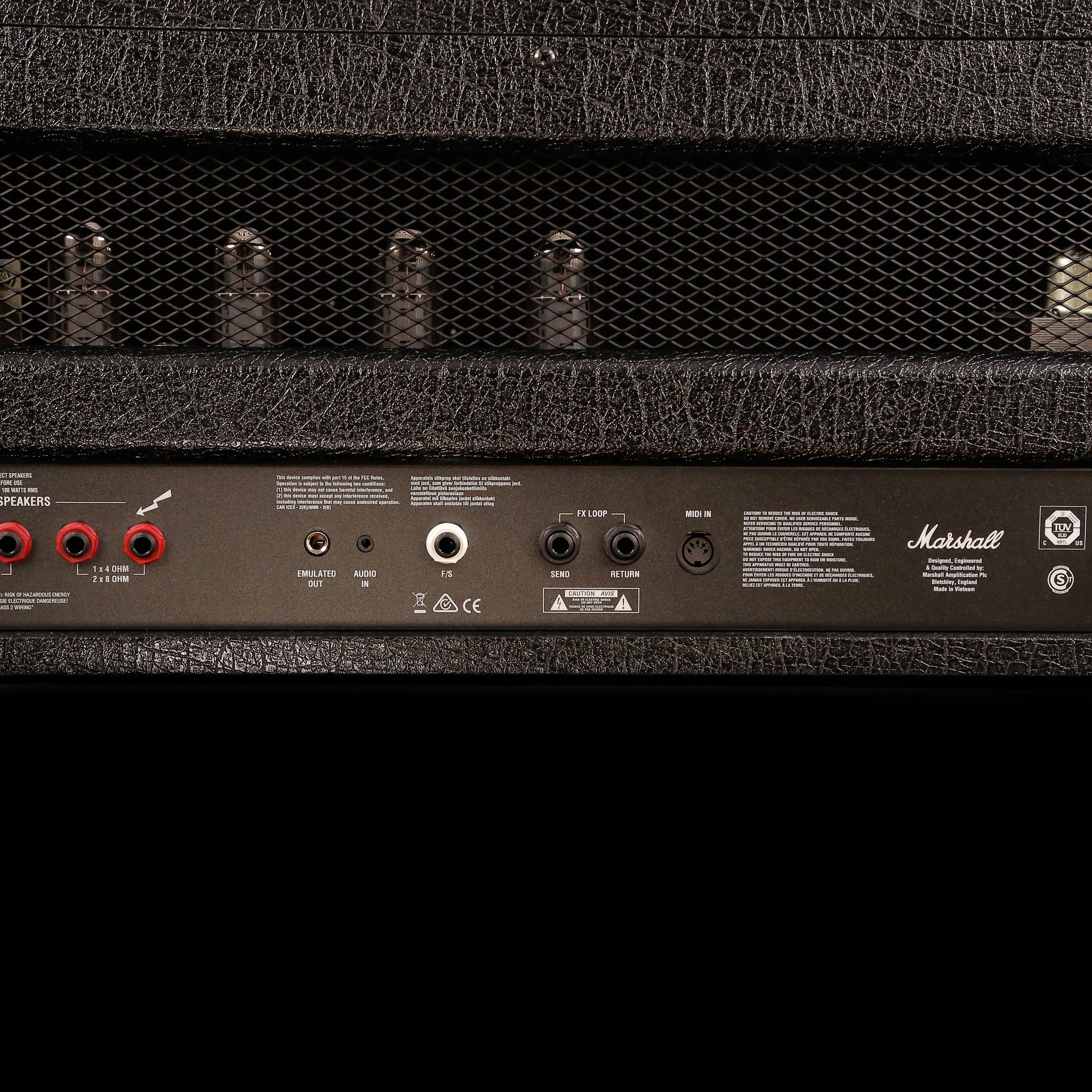 Marshall 100W all valve 2 channel head w 2 channels, Resonance & digital Reverb