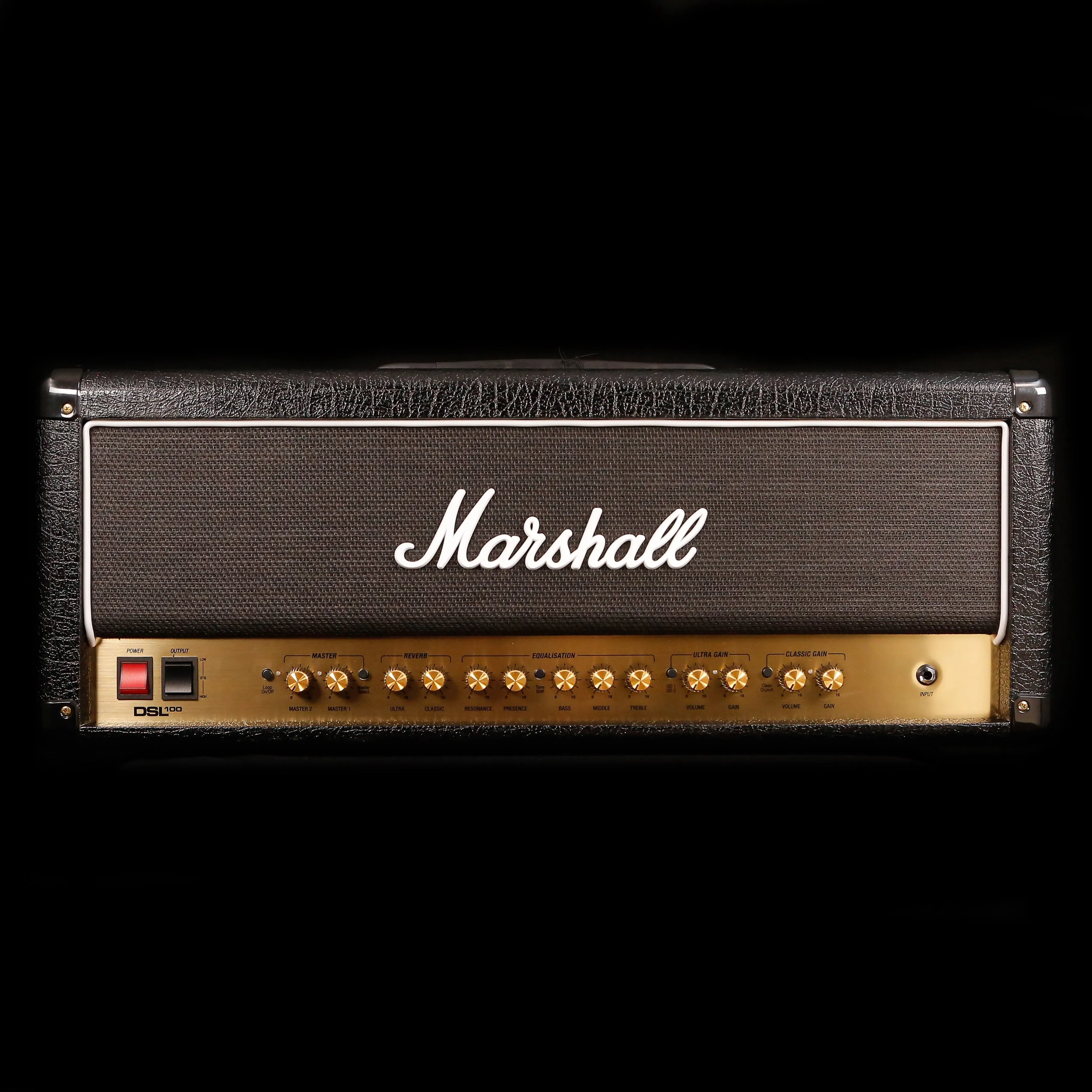 Marshall 100W all valve 2 channel head w 2 channels, Resonance & digital Reverb