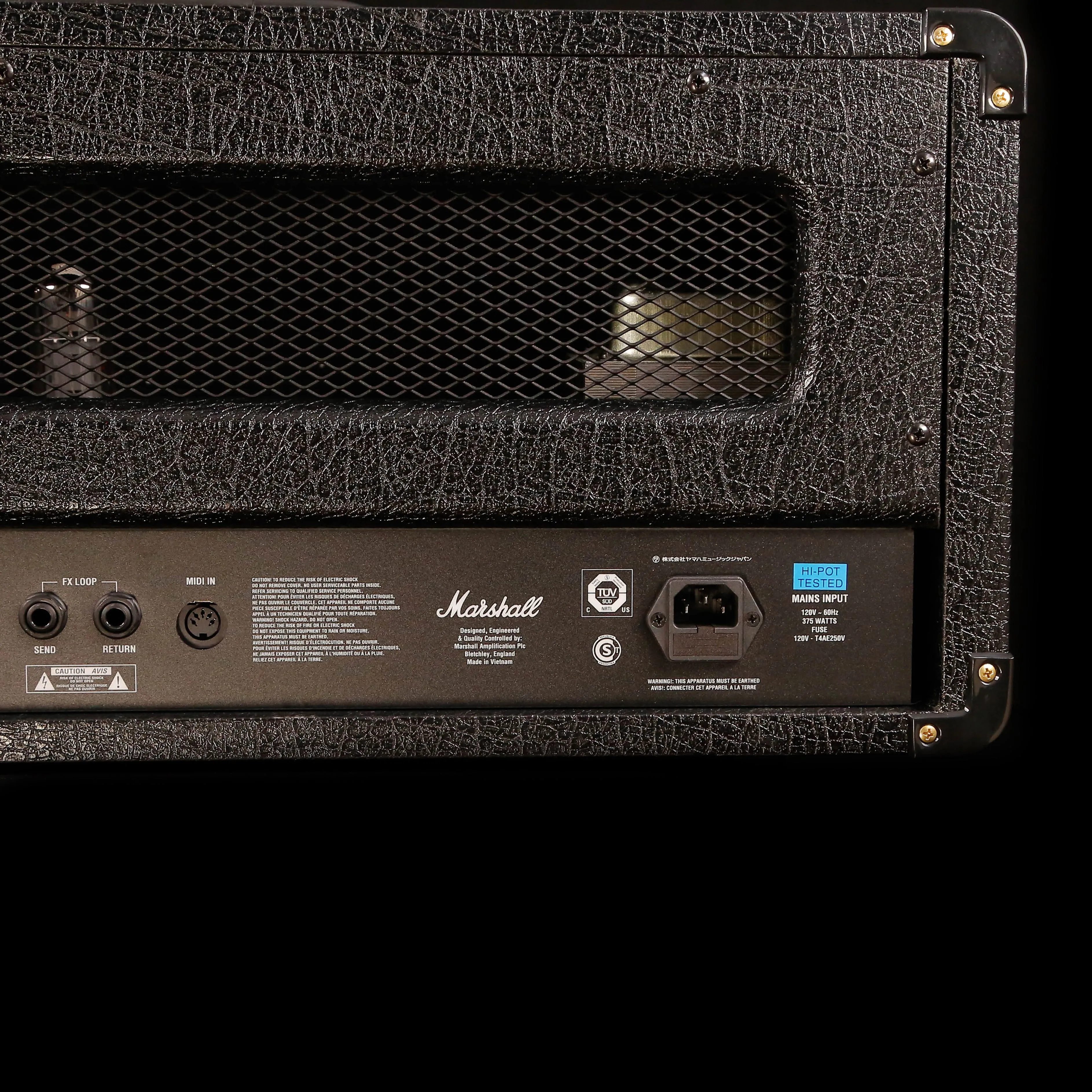Marshall 100W all valve 2 channel head w 2 channels, Resonance & digital Reverb