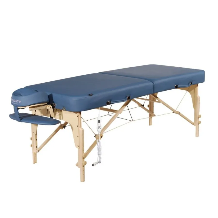Master Massage 30'' Phoenix TT Heating Portable Massage Table Package with Therma-Top® - Adjustable Heating System