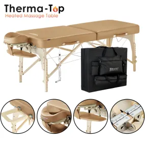 Master Massage 30'' Phoenix TT Heating Portable Massage Table Package with Therma-Top® - Adjustable Heating System