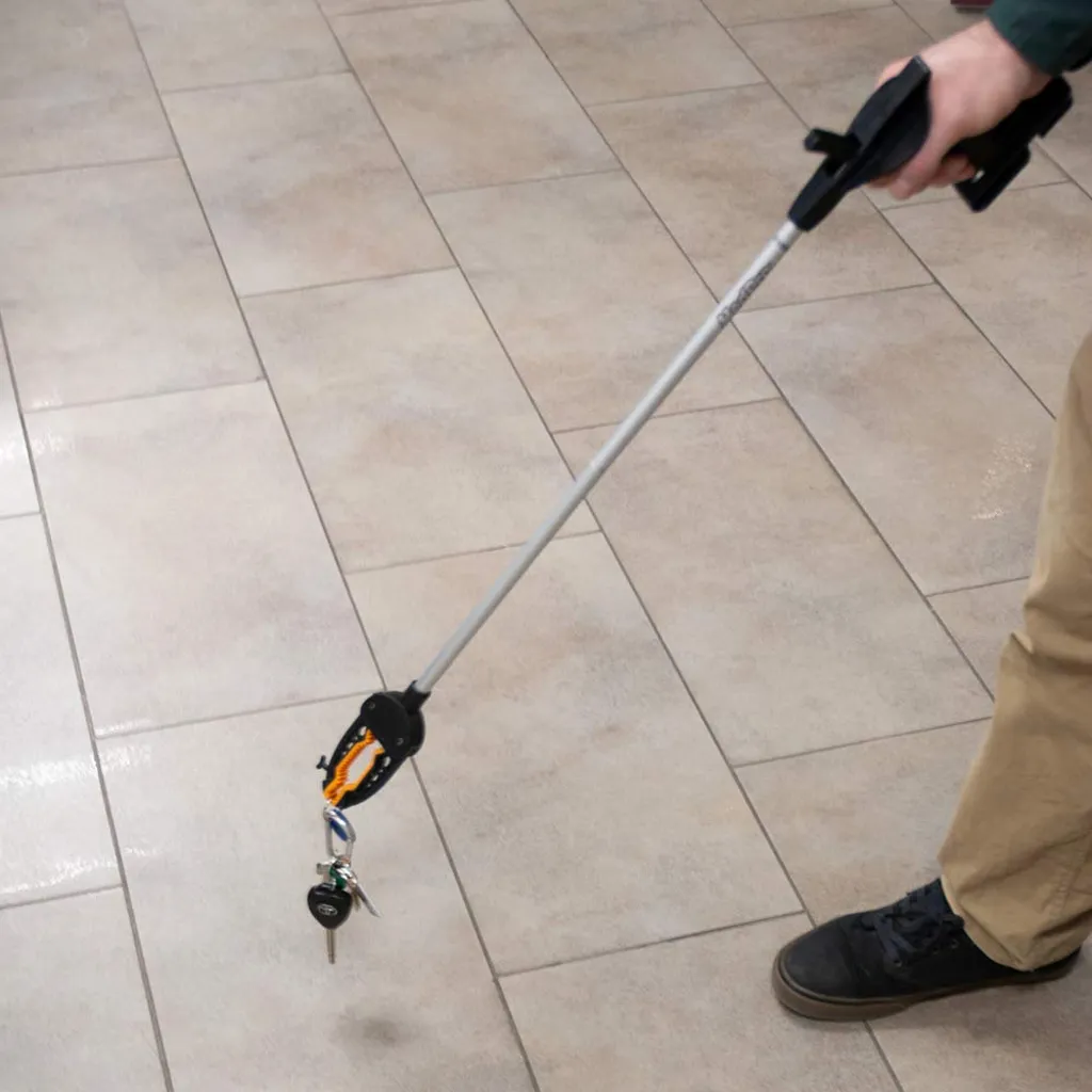 MedPro  Ultra Grip Folding Reacher Extender with Rubberized Clamp, Reach Assist Tool for Picking Up Objects