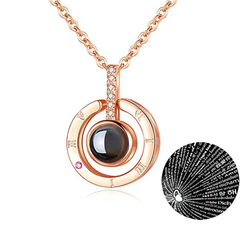 Memory of Love Projection Necklace