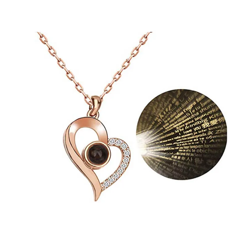 Memory of Love Projection Necklace