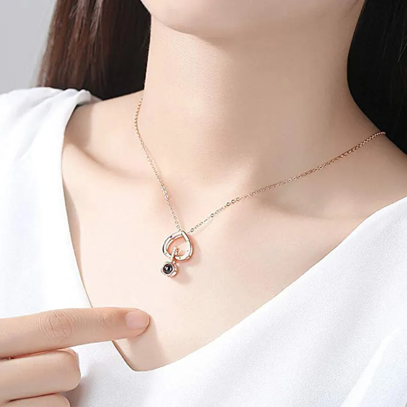 Memory of Love Projection Necklace