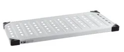 Metro 1824LG Super Erecta&reg; Louvered/Embossed Galvanized Solid Shelf, 18" x 24"