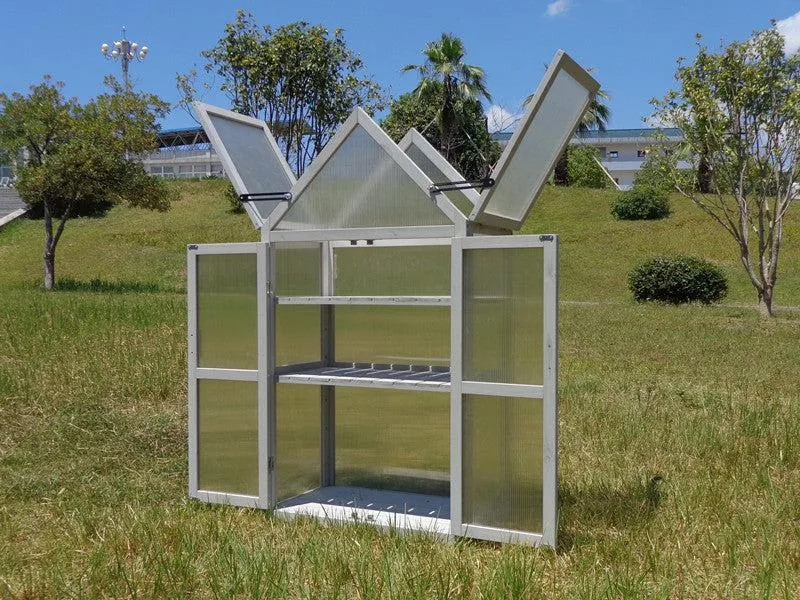 Mini Greenhouse Kit - Outdoor Plant Stand, Small Green House, Plant Stand Indoor, Green Houses for Outside, Indoor Garden and Patio Accessories Indoor Greenhouse, Tiered Plant Stand