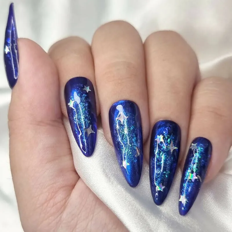 Neptune Reusable Handmade Press-On Nails