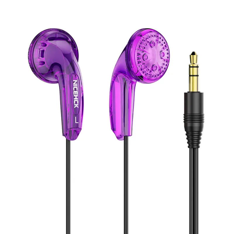 NiceHCK Traceless Wired Earbuds, Yuandao 15.4mm Dynamic Headphones HIFI Music Headset Audiophile Earphone with 3.5mm Jack/USB C  Plug