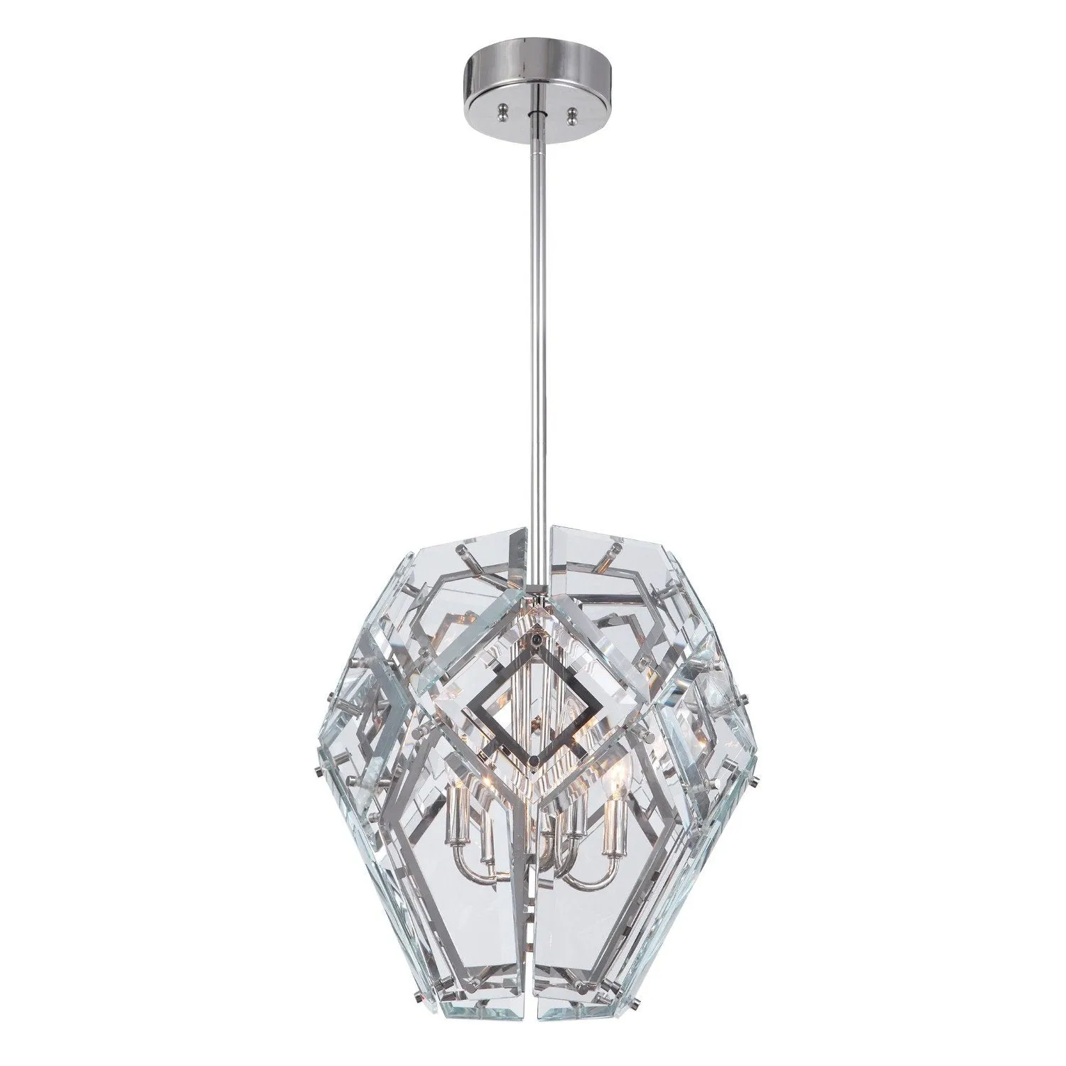 Noorvik 4 Light Geometric Pendant