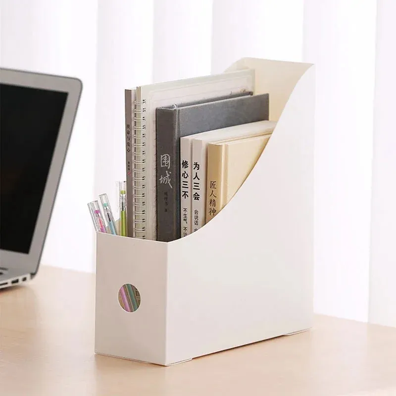 Office Document File Storage Box Folding Desktop Organizer Multi Functional Book Pencil Sundries Storage Box Supplies