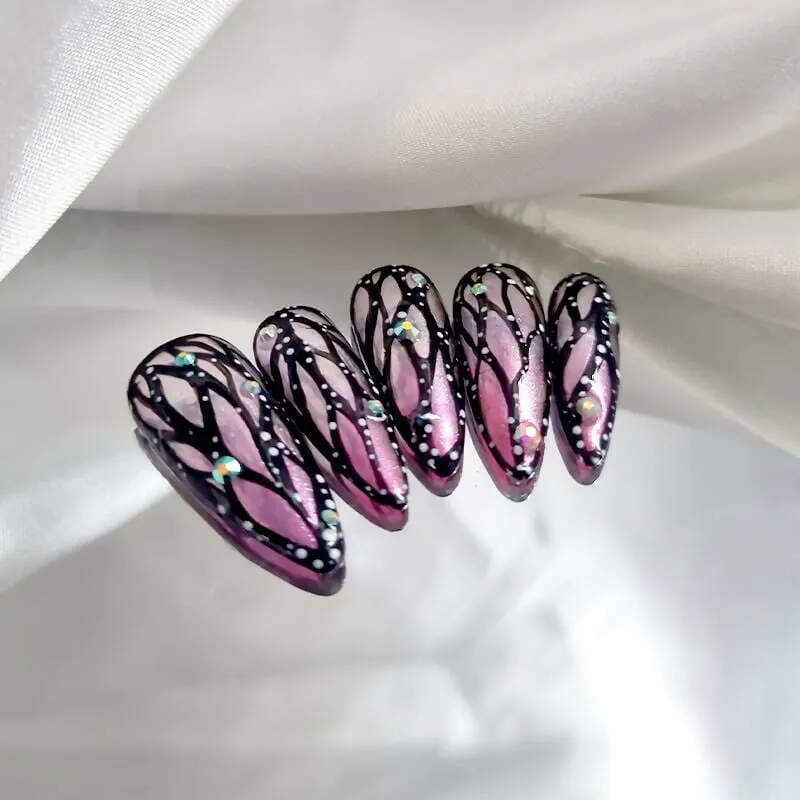 Papillon Reusable Handmade Press-On Nails