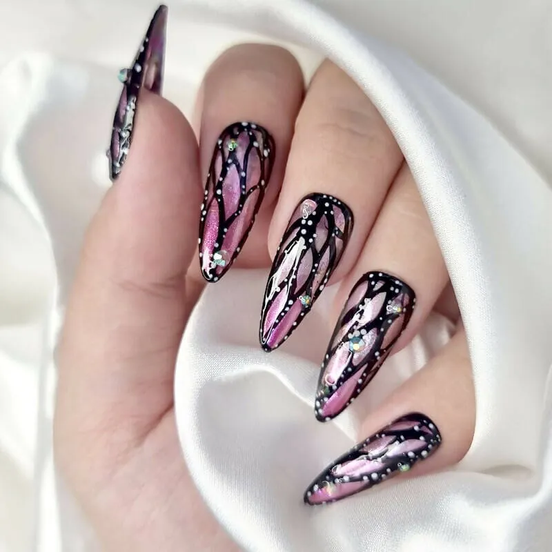 Papillon Reusable Handmade Press-On Nails