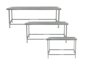 Parry LTAB Range 700mm Deep Stainless Steel Low Table