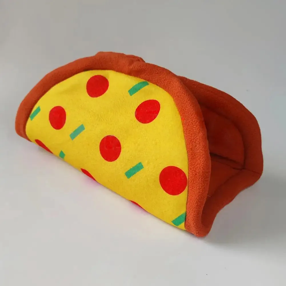 Pet Hideout Tunnel Pizza Tunnel Pet Mat Playing Hut Cage Accessories For Guinea Pig Bunny Hamster Chinchilla Ferry Rabbit