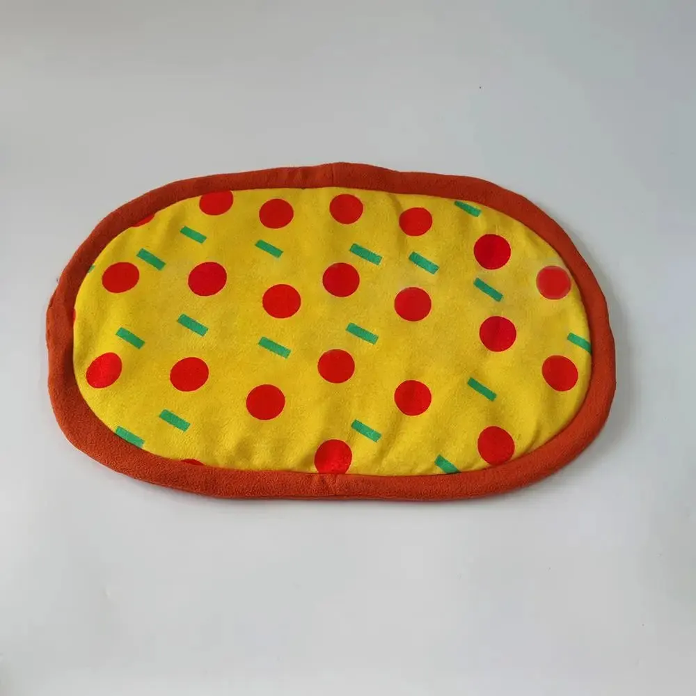 Pet Hideout Tunnel Pizza Tunnel Pet Mat Playing Hut Cage Accessories For Guinea Pig Bunny Hamster Chinchilla Ferry Rabbit