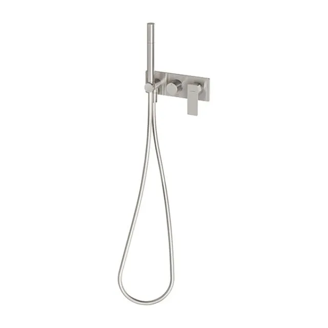 Phoenix Gloss MKII Wall Shower System Brushed Nickel