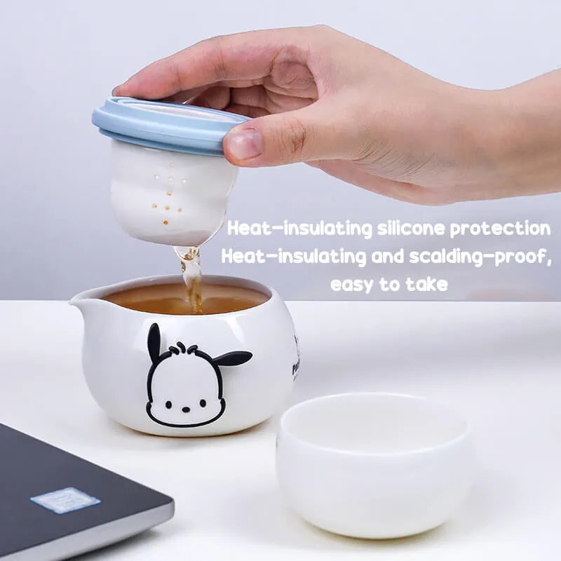 Pochacco 6-piece Ceramic Teacup Set