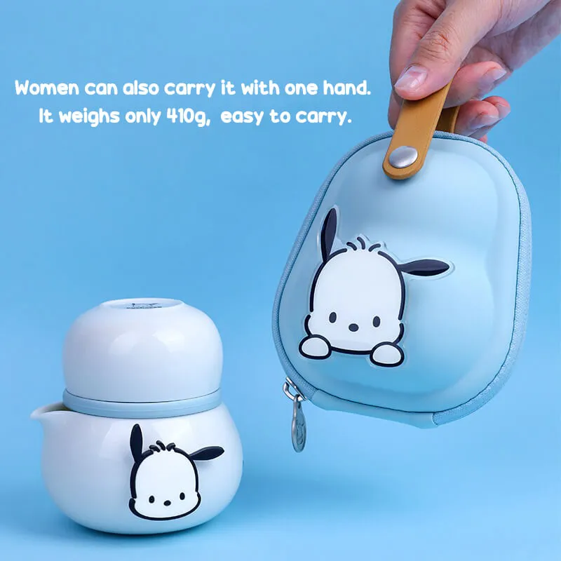 Pochacco 6-piece Ceramic Teacup Set