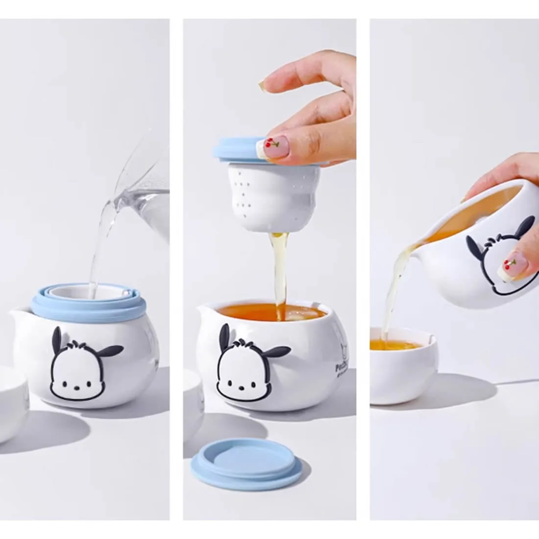 Pochacco 6-piece Ceramic Teacup Set