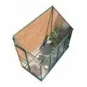Polycarbonate Lean-To Greenhouse 4' x 8'