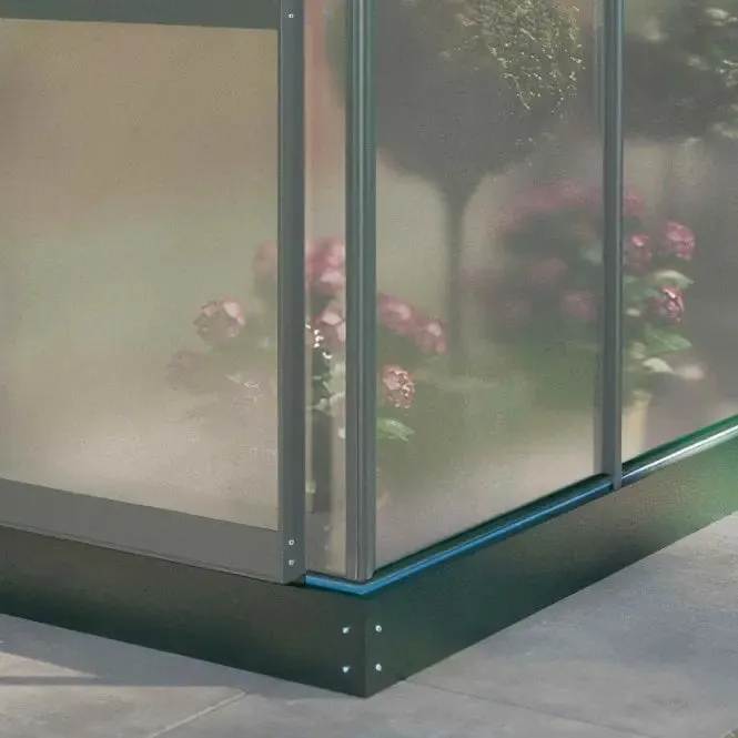 Polycarbonate Lean-To Greenhouse 4' x 8'