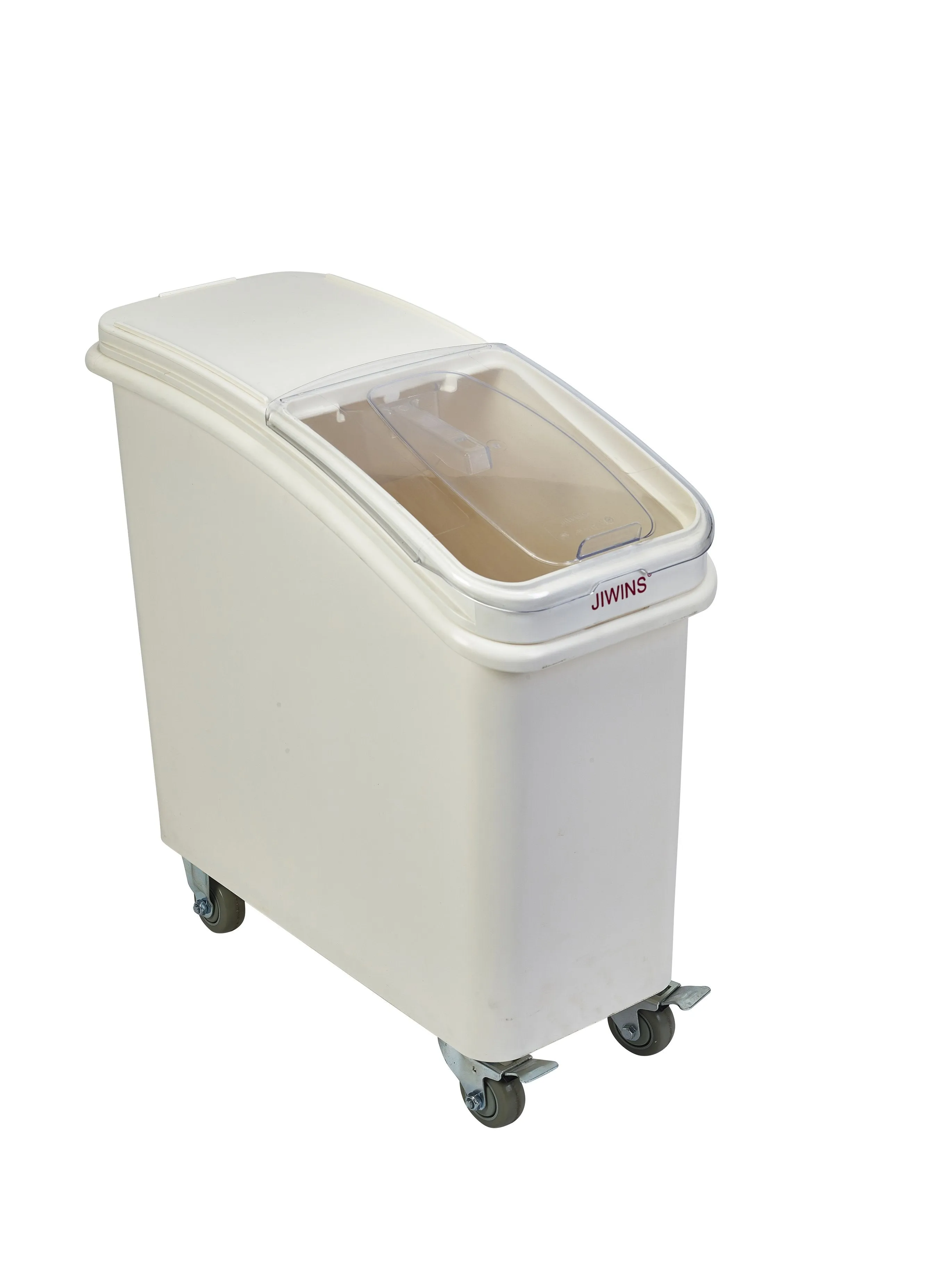 Polypropylene Mobile Ingredient Bin with Scoop 81 Litre