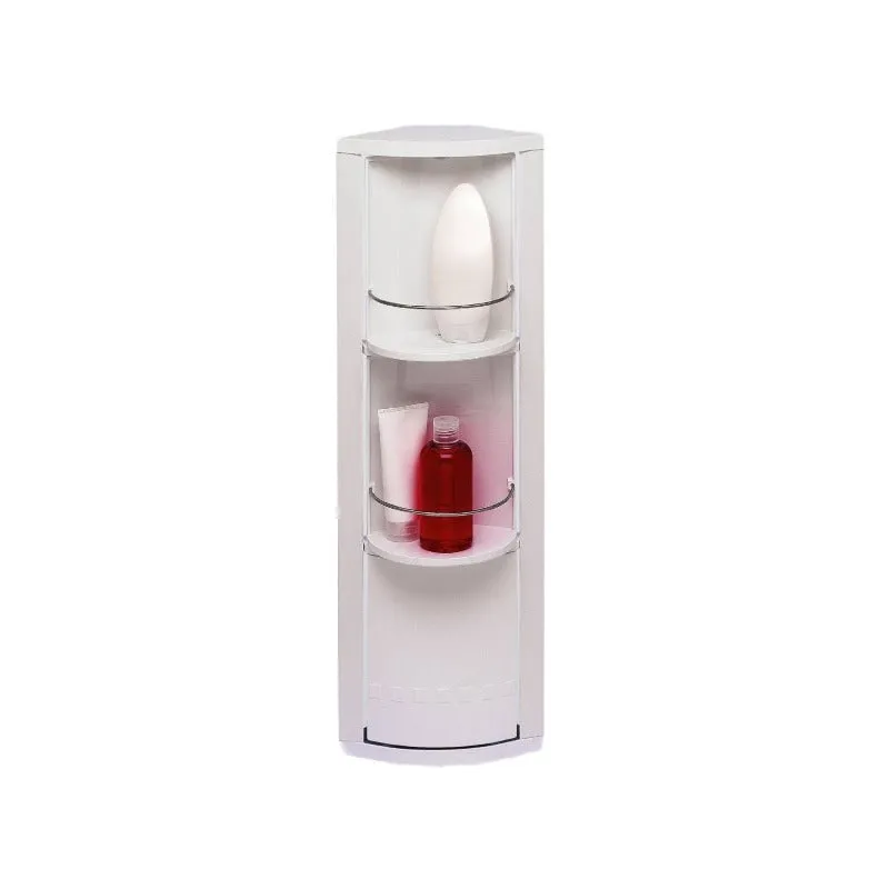Primanova Bathroom Corner Shelf Stack of 3