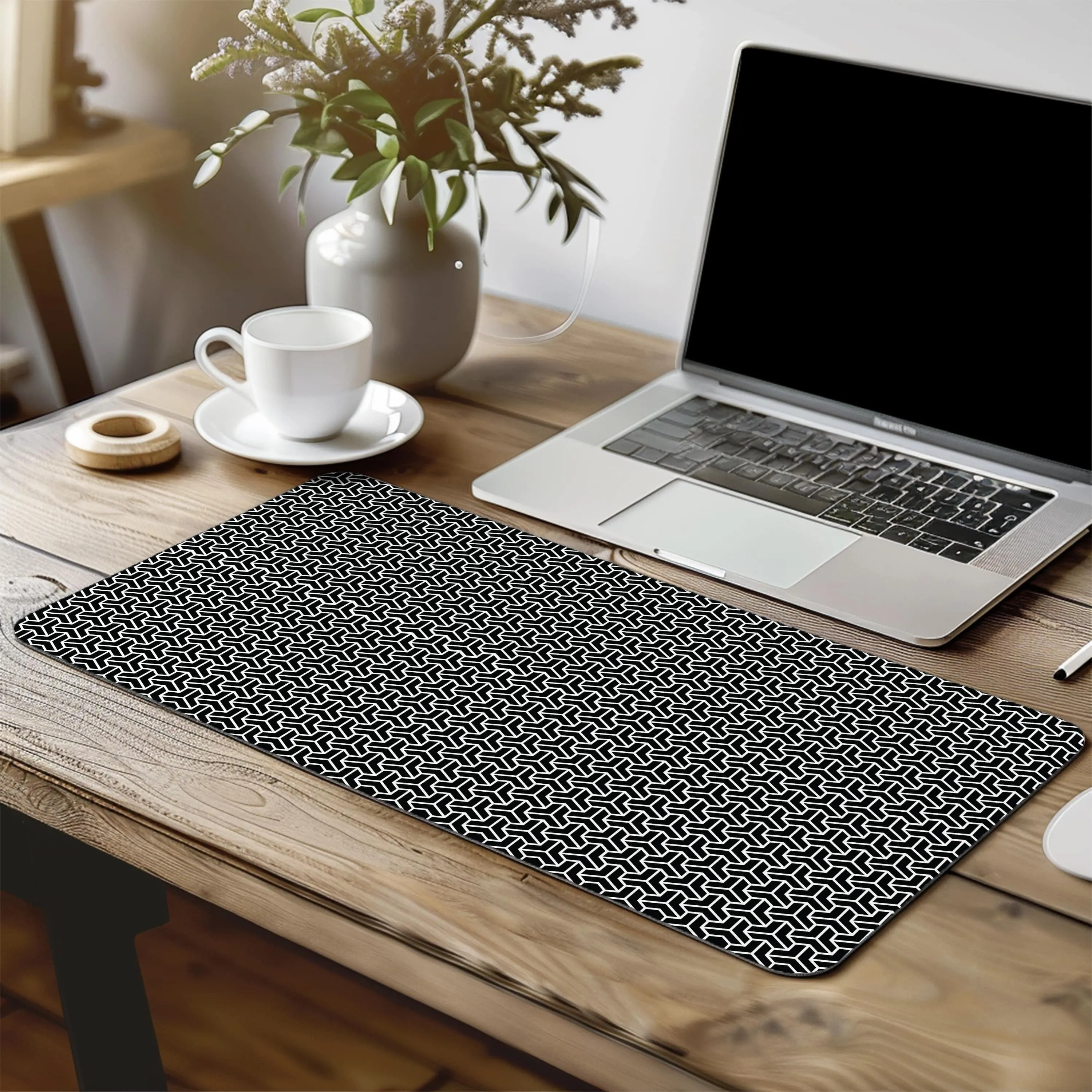 Printed Desk Mat - Triangular Pattern
