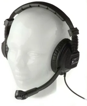 Pro Intercom DMH220 Super-Rugged Double-Ear Intercom Headset - 2 x 400 Ohm Speaker