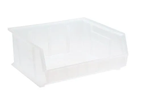 Quantum QUS250CL Ultra Clear-View Stack & Hang Bins, 16.5" x 14.75" x 7"