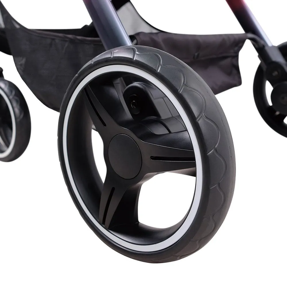 Retro Luxe Pet Stroller For Pets Up To 30kg - Prism Black