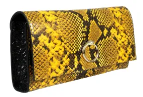 Roberto Cavalli HXLPDM 030 Yellow Shoulder Bag