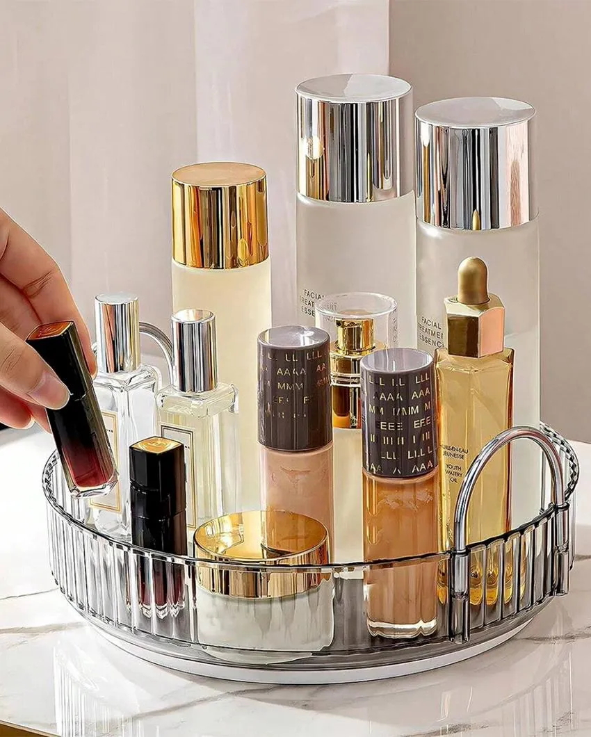 Rotating Makeup Plastic Organiser