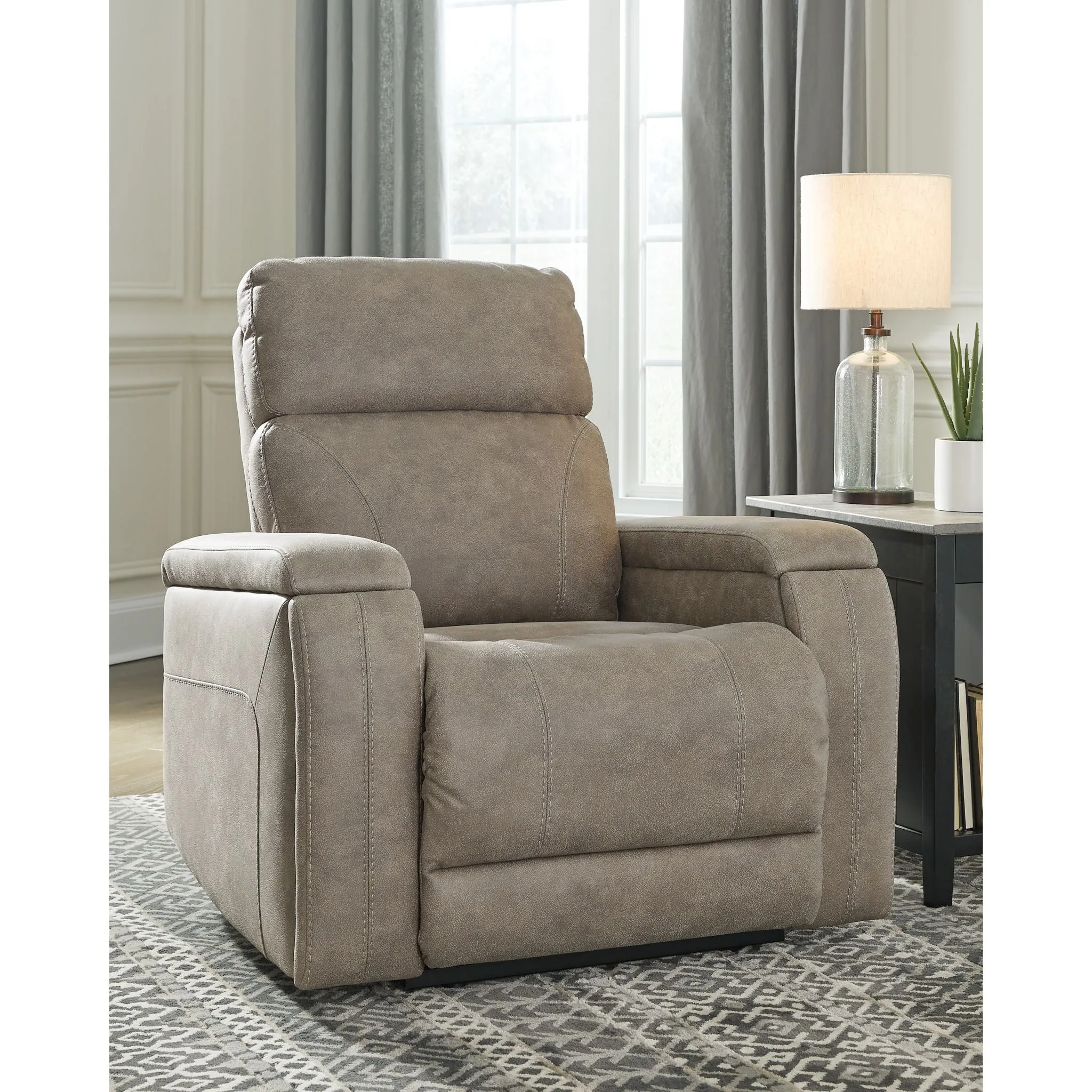 Rowlett Power Recliner - Fog