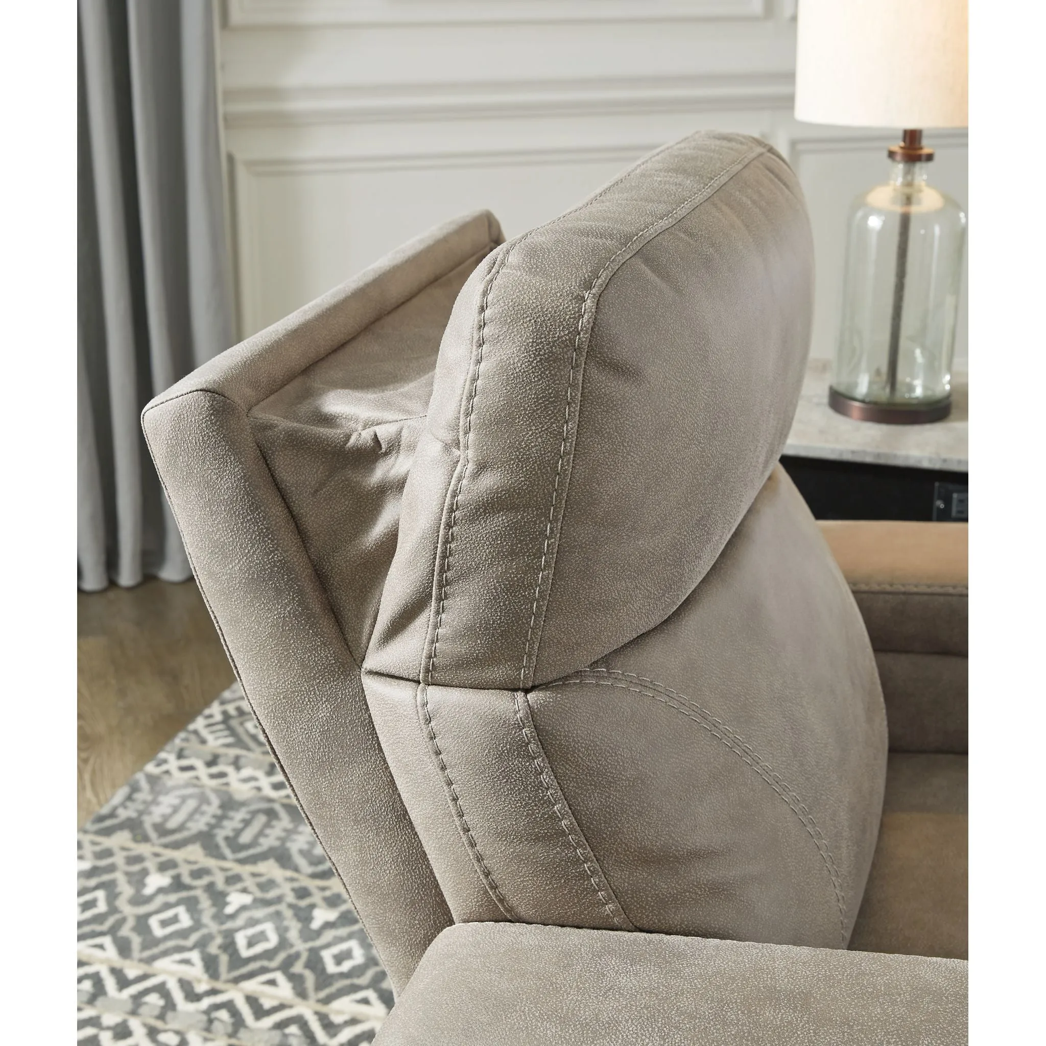 Rowlett Power Recliner - Fog