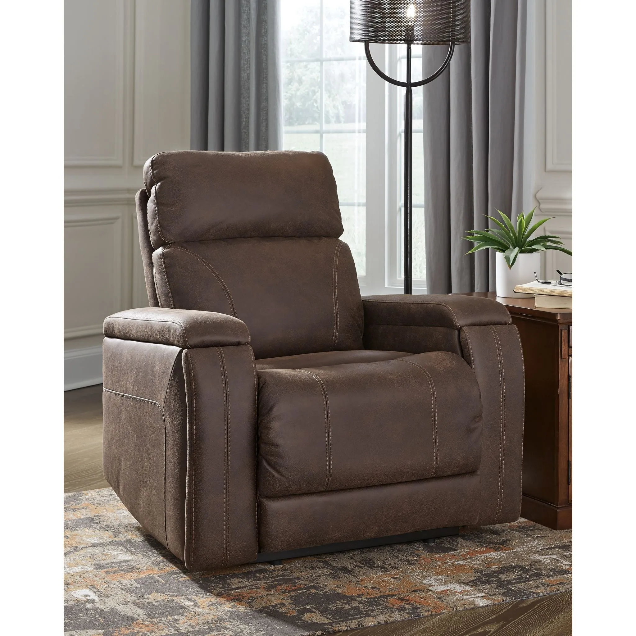 Rowlett Power Recliner - Walnut