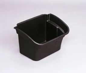 RUBBERMAID SILVER BIN BLACK for CARTS 3421,3424-88,3355,4091to96,6180to