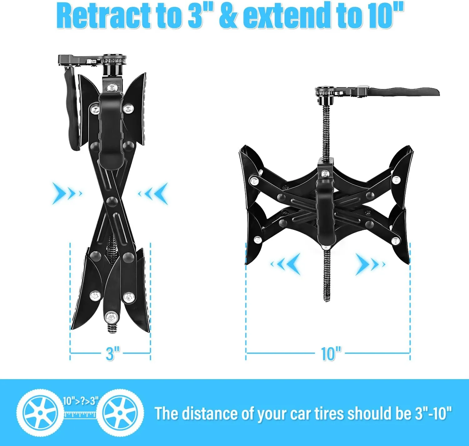 RV Wheel Chock Stabilizer