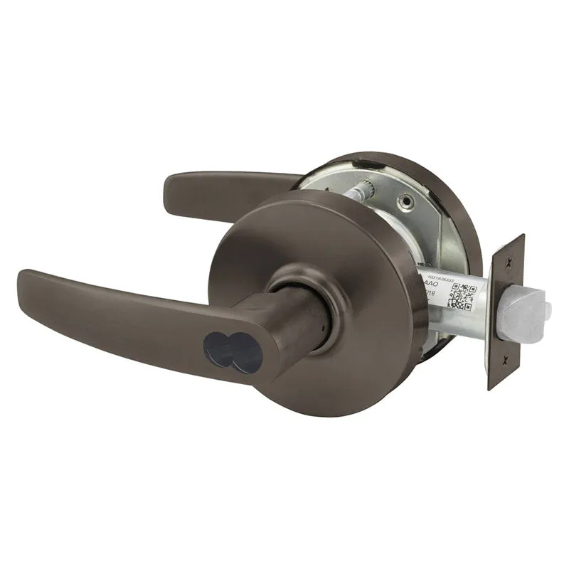 Sargent 60-10XG16-LB Cylindrical Lever Lock, Classroom Security, Apartment, Exit or Privacy Function, LFIC Less core, L Rose, B Lever, Grade 1