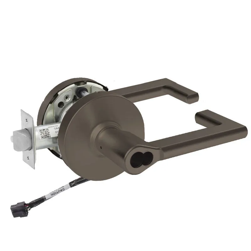 Sargent 60-10XG71-LND Fail Secure Cylindrical Electromechanical Lock, LFIC Less Core, L Rose, ND Lever, Grade 1