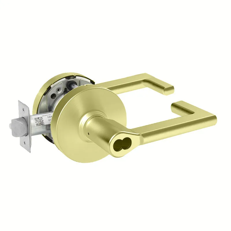 Sargent 70-10XG16-LND Cylindrical Lever Lock, Classroom Security, Apartment, Exit or Privacy Function, SFIC Less core, L Rose, ND Lever, Grade 1