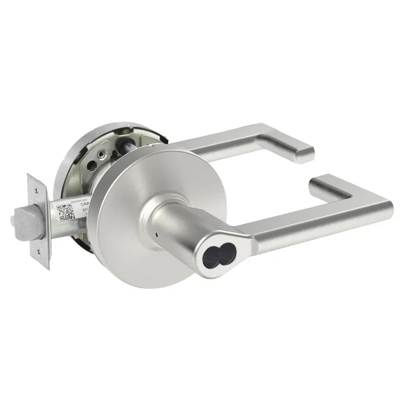 Sargent 70-10XG16-LND Cylindrical Lever Lock, Classroom Security, Apartment, Exit or Privacy Function, SFIC Less core, L Rose, ND Lever, Grade 1