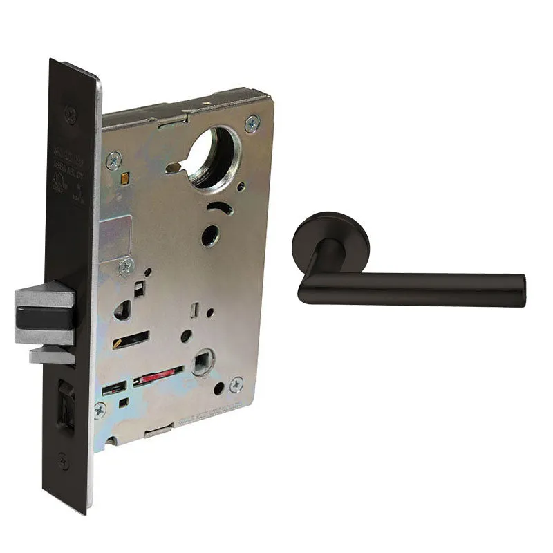 Sargent 8215-LNMI Passage or Closet Mortise Lock, MI - Lever, LN - Rose, Field Reversible