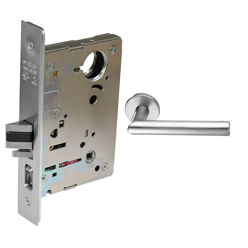 Sargent 8215-LNMI Passage or Closet Mortise Lock, MI - Lever, LN - Rose, Field Reversible