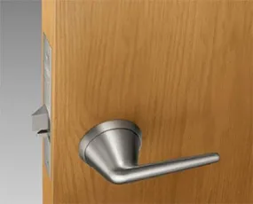 Sargent 8225-BHL-US32D  Ligature Resistant Dormitory or Exit Function Mortise Lock, Behavioral Health Trim, LA Keyway, Field Reversible, Satin Stainless Steel